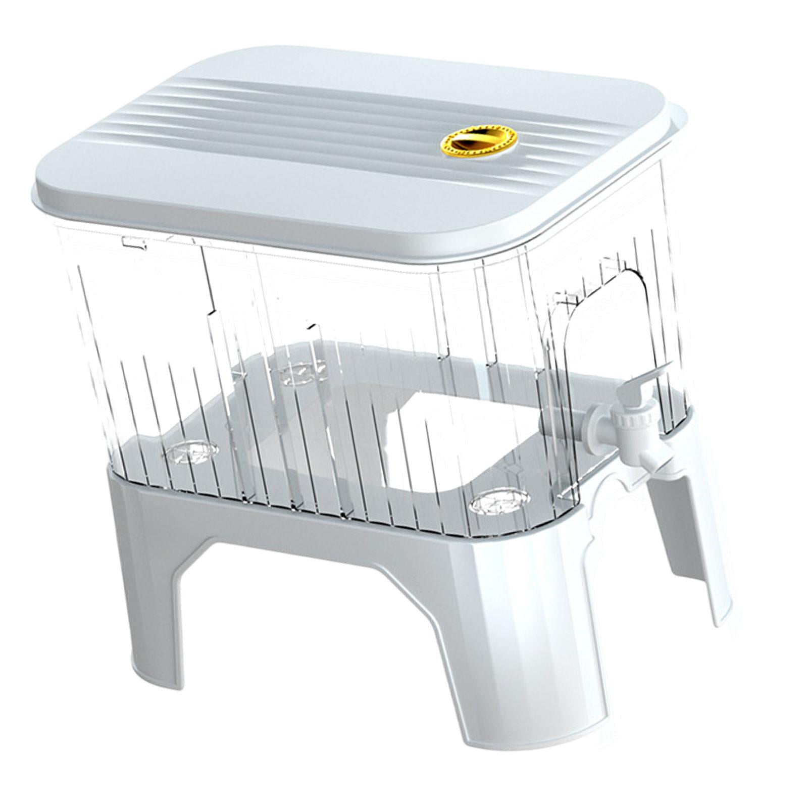 Magideal - Dispensador De Bebidas Del Refrigerador Dispensador De Bebidas De Agua Con Soporte Y Tapa Hervidor De Agua Fría Con Grifo Para La Fiesta De Té Helado Xl Sin Filtro