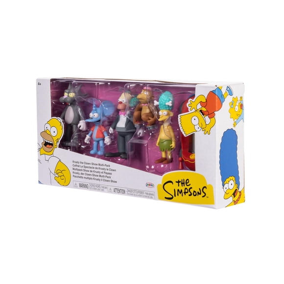 Multipack de Figuras de 2.5 Pulgadas de Los Simpsons - Set del Show de Krusty el Payaso
