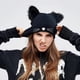 thumbnail image 2 of Gorro de punto con orejas de gato, gorro de lana bordado, bonito gorro cálido para otoño e invierno, gorro para el frío., 2 of 5