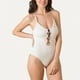 thumbnail image 1 of Traje Baño Argollas Solido Flores Mujer 32574-1, 1 of 5