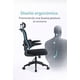 thumbnail image 5 of Silla Ergonomica de Oficina para Escritorio Boise Negra, 5 of 6