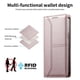 thumbnail image 4 of Funda tipo cartera con bloqueo RFID para Samsung Galaxy S23 Ultra cubierta magnética de cuero con tapa y soporte Rosa, 4 of 6