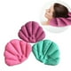 thumbnail image 3 of Almohada de baño inflable con forma de concha, almohada para el cuello, almohada de baño suave con ventosa, 3 of 7