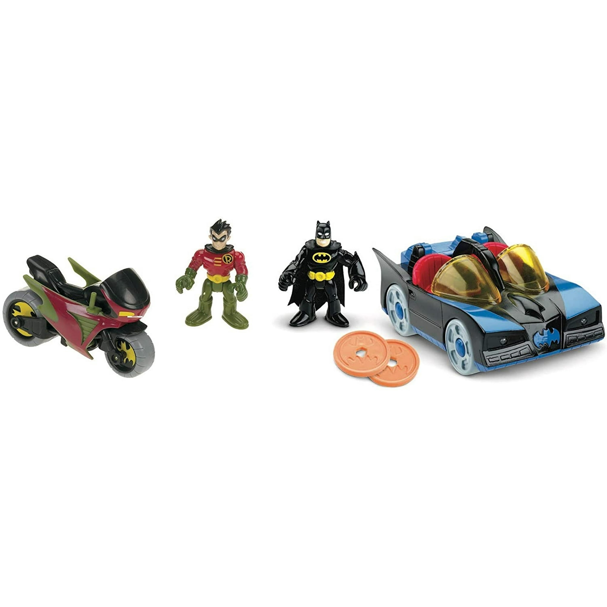 Fisher-price Imaginext Dc Super Friends, Batmobile Yamp; Cyc Dc Super Friends Dc Super Friends