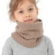 thumbnail image 4 of Bufanda infinita de punto de invierno para niños y niñas, calentador de cuello de forro polar, 4 of 5