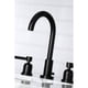 thumbnail image 4 of Grifo de baño Kingston Brass Concord FSC8920DL negro mate, 4 of 8