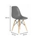 thumbnail image 2 of Silla Eames Gris para Interior, 2 of 2