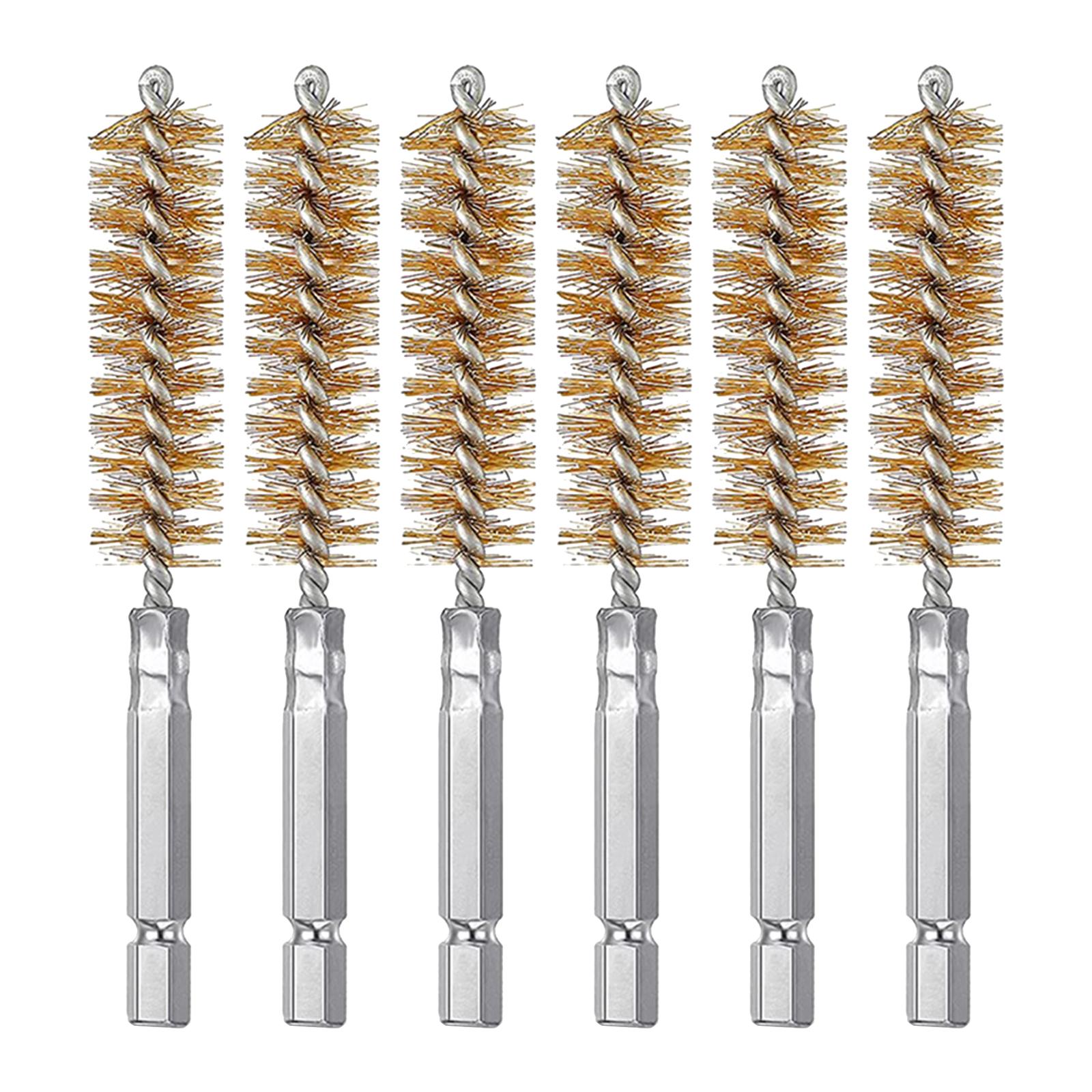 Magideal - Cepillo De Acero Inoxidable Pequeño Para Taladro, Máquina De Cepillo De Alambre, Eliminación De Pintura, Alambre Duradero, Broca Hexagonal, Limpieza D Cobre