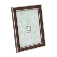 Vgo - Marco Símil Madera Combinado Marrón 10X15 Cm
