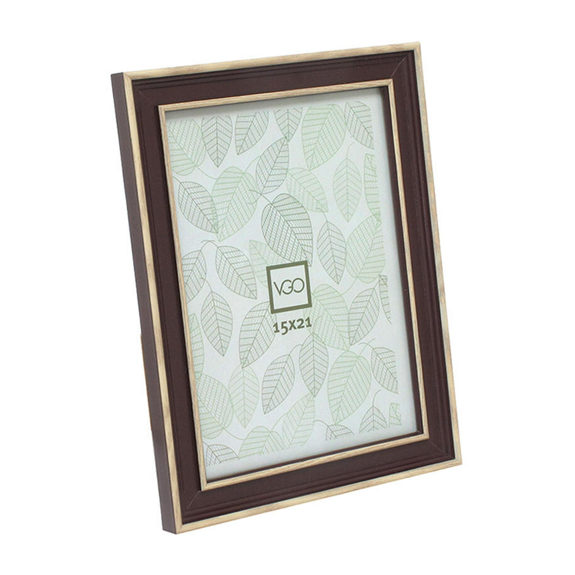 Vgo - Marco Símil Madera Combinado Marrón 10x15 Cm