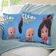 thumbnail image 3 of Cleo y Cuquín Fundas de almohada de terciopelo con tema, regalos de funda de almohada, decoración para el hogar, cojín de lanzar, regalo de cumpleaños para fans y parejas.30*30cm., 3 of 6