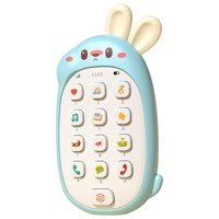 Bothyi - Bebé Juguetes De Teléfono Móvil Para 1 Año De Edad Juguete Sensorial Simulación Teléfono Niños Regalo Infantil Azul