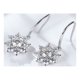 thumbnail image 2 of Aretes Colgantes de Moissanita para Mujer 1 Quilate Color D VVS1 Aretes de Plata Esterlina S925 Aretes Colgantes de Girasol para Mujer Regalo de Cumpleaños con Certificado, 2 of 7