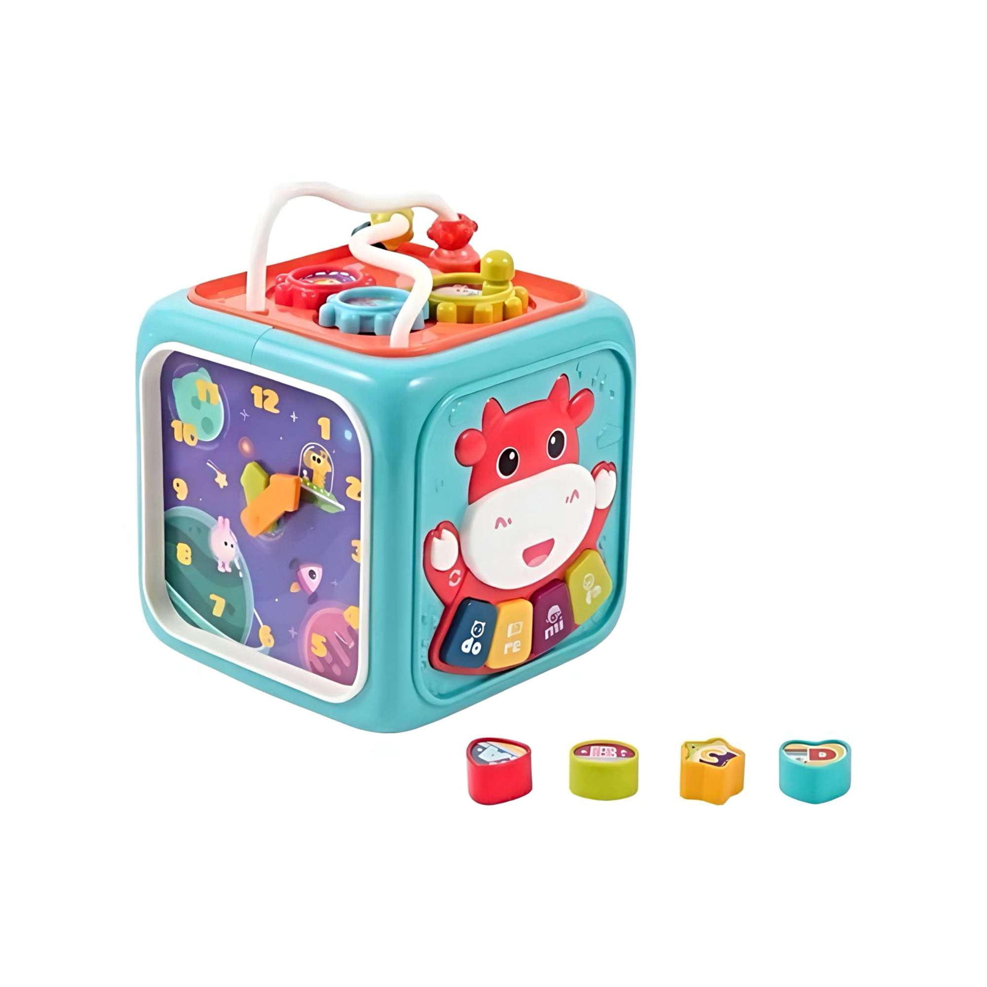 Genérico - Cubo De Actividades Musical Para Bebés Con Luz Y Sonido