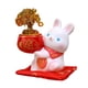 thumbnail image 5 of Estatuilla De La Suerte De La Riqueza Del Año Del Conejo, Hucha De Resina, Adorno, Decoración De Mesa, 5 of 5
