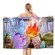 thumbnail image 1 of Elemental Toalla de playa de secado rápido con diseño temático, regalo para mujeres y niñas, ideal para cumpleaños, fans, amantes de la música, uso en la playa o al aire libre, 78 × 180 cm, 1 of 6