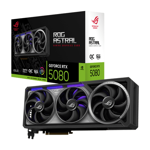 Tarjeta De Video Asus Rog Astral Nvidia Geforce Rtx 5080 Oc, 16Gb Gddr7, 256-Bit, Pcie 5.0