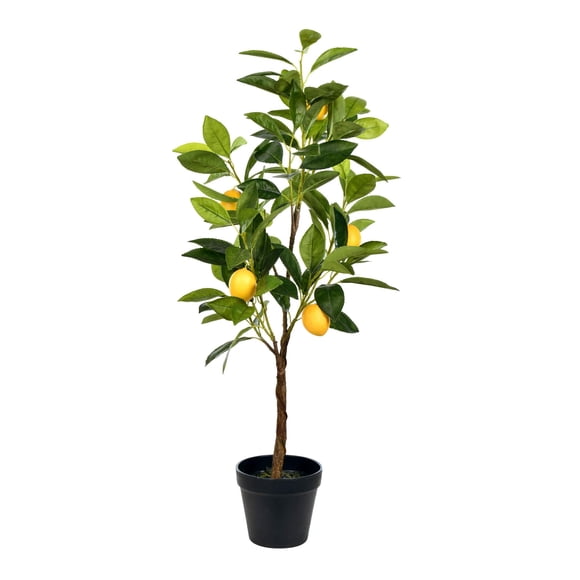 Limonero artificial en maceta Vickerman Everyday, 28 pulgadas