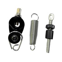 Bothyi - Juego De Tambor Tensor De Resorte De Pedal Resorte Para Reemplazo De Tambor De Bajo Piezas De Bricolaje Negro