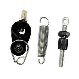 Bothyi - Juego De Tambor Tensor De Resorte De Pedal Resorte Para Reemplazo De Tambor De Bajo Piezas De Bricolaje Negro