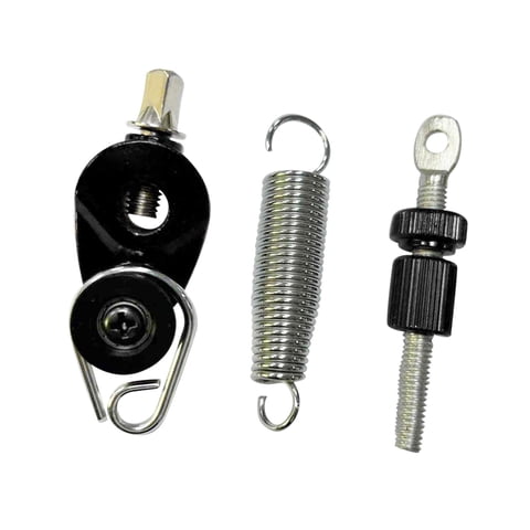 Bothyi - Juego De Tambor Tensor De Resorte De Pedal Resorte Para Reemplazo De Tambor De Bajo Piezas De Bricolaje Negro