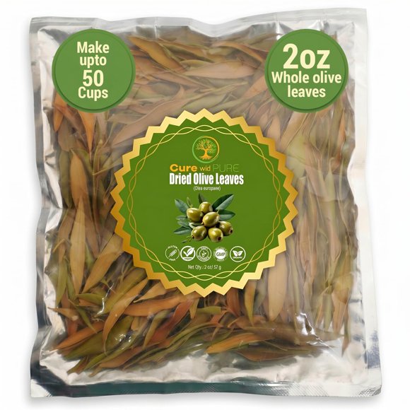 Hojas de olivo orgánicas puras y certificadas, ricas en oleuropeína, 57 g