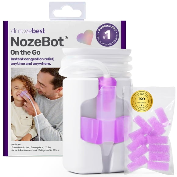 Aspirador nasal Dr. Noze, el mejor NozeBot On the Go para bebés