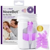 Dr. Noze Best - Aspirador Nasal Dr. Noze, El Mejor Nozebot On The Go Para Bebés