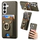 thumbnail image 1 of Funda FOXDOCK para Samsung Galaxy S26 Pro billetera, soporte ajustable y diseño seguro-verde, 1 of 6