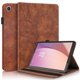 thumbnail image 1 of Funda con relieve del Árbol de la Vida para tablet Lenovo Tab m8(4th Gen) con soporte, ranuras para tarjetas y soporte para lápiz óptico. Marrón, 1 of 6
