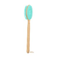 Magideal - Cepillo De Ducha Cepillado En Húmedo Limpieza De La Piel Frotación En La Espalda Depurador De Espalda, Cepillo De Baño Para Loción Corporal, Hombres, 42Cmx7.5Cm