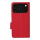 thumbnail image 5 of Funda Cartera para iPhone 17 Pro Tapa Flip con Ranuras y Soporte Rojo, 5 of 5