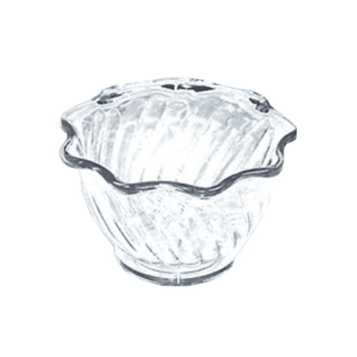 Plato De Postre Yanco Ds-005c Plastico Color Transparente 96 Unidades