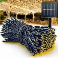 Genérica - Luz Luces Navidad 20Mts Recarga Solar Cálida