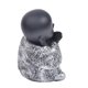 thumbnail image 1 of Artesanía de resina china Estatua de Buda Monje lindo Figurilla Coche Ornamentos-S Plata, 1 of 5