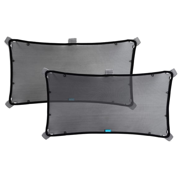 Parasol Munchkin Brica magnético elástico para adaptarse a color negro, paquete de 2
