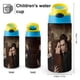 thumbnail image 2 of Crepúsculo Botella de Agua con Tapa Pop Top de Un Toque, Acero Inoxidable, a Prueba de Fugas, para Deportes, Botella Infantil azul 12 oz, 2 of 6