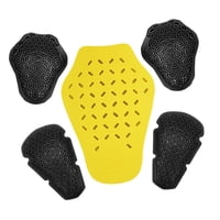 Magideal - 5X Equipo De Protección Para Motociclismo, Equipo De Protección Corporal Extraíble Para Chaquetas De Motocicleta, Almohadilla Trasera Para Hombros Y