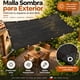 thumbnail image 1 of Malla Sombra Negra 3x4 m con Ojales Reforzados 80 g Polipropileno, 1 of 6
