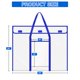 thumbnail image 2 of Bolsa de almacenamiento ZKOO Póster para tablón de anuncios, 30 x 24 cm, PVC, 2 of 9