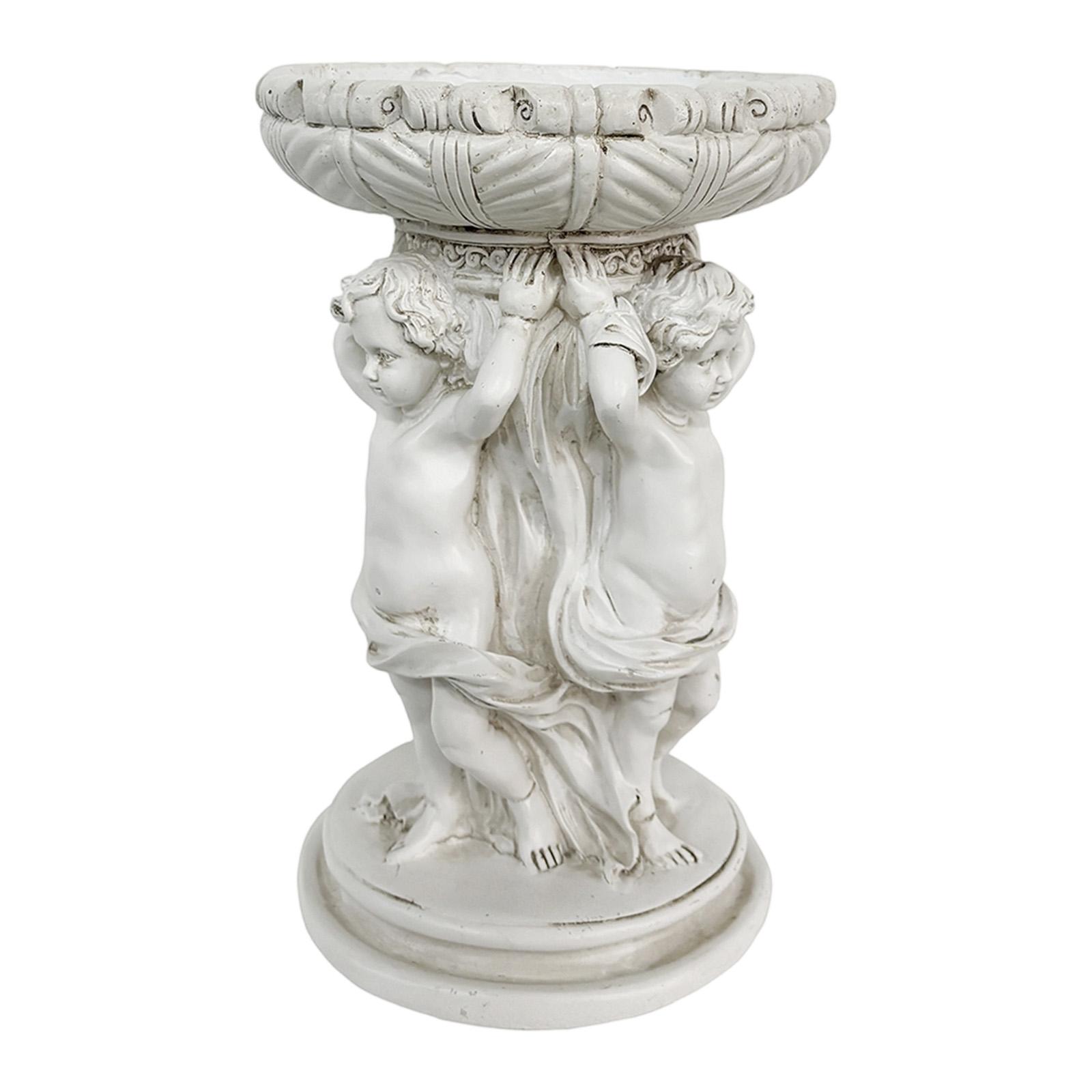 Ioensy - Maceta De Ángel Decorativa De Estilo Retro Para Jardín, Ideal Para Césped Y Patio Exterior.