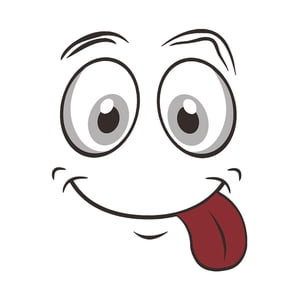 Magideal - Pegatina Divertida Con Cara Sonriente Para Inodoro, Calcomanía Para Tapa De Inodoro, Arte De La Pared Decoración, Mural Para Asiento De Inodoro, Baño,