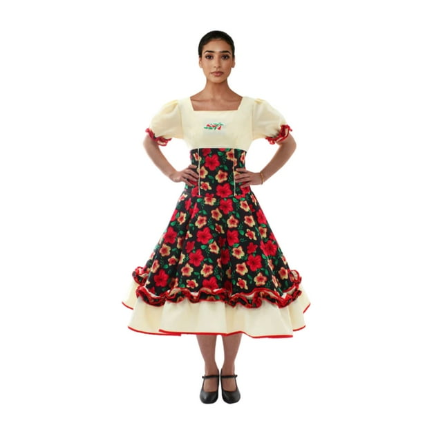 Vestido Huasa Juvenil Chinita Fechas Patrias Chile