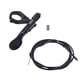 thumbnail image 4 of Manija De Control Remoto Para Tija De Sillín De Bicicleta Con Cable Y Tapa De Extremo Para Andar Al Aire Libre, Color Negro, 4 of 5