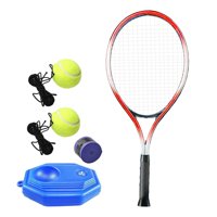 Magideal - Entrenador De Tenis, Pelota De , Autopráctica, Ejercicio Portátil, Equipo De Entrenamiento De Tenis Para Interiores Y Exteriores, Entrenamiento 2 Bolas 1 Mano De Pegamento