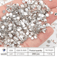 thumbnail image 2 of Piedras de cristal termoadhesivas para manualidades, ropa, disfraces, zapatos, joyas, gemas redondas de vidrio., 2 of 5