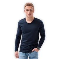 Home Fashion - Polera Hombre Manga Corta Cuello Redondo Azul Marino Talla S