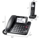 thumbnail image 2 of Sistema telefónico con cable Panasonic KX-TGF892B con Bluetooth negro, 2 of 3