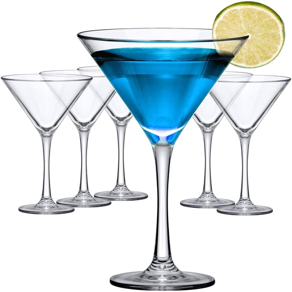 Copas de Martini Amazing Abby 295 ml (Juego de 6), Plástico