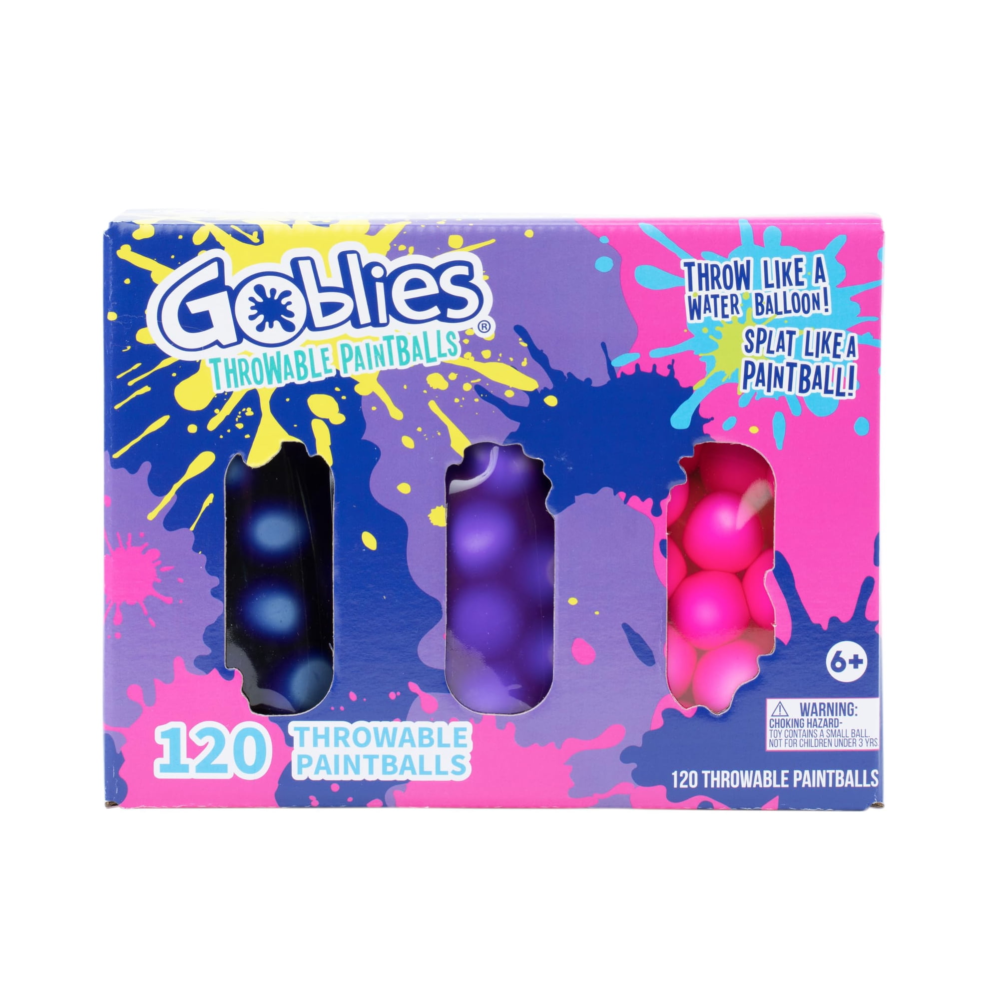 Goblies - Juego De 3 Duendes Con Bolas De Pintura Lanzables (120 Unidades)